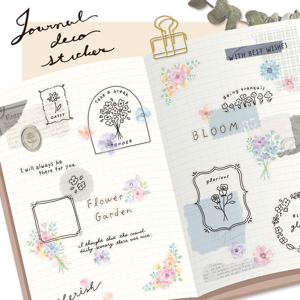 ダイソー ジャーナルデコシール