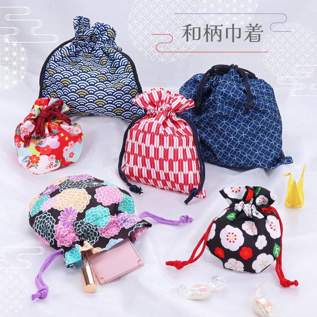 ダイソー 和柄巾着