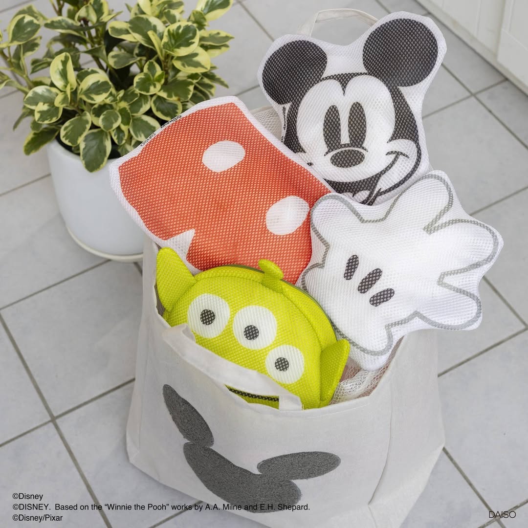 ダイソー ディズニーデザイン洗濯ネット