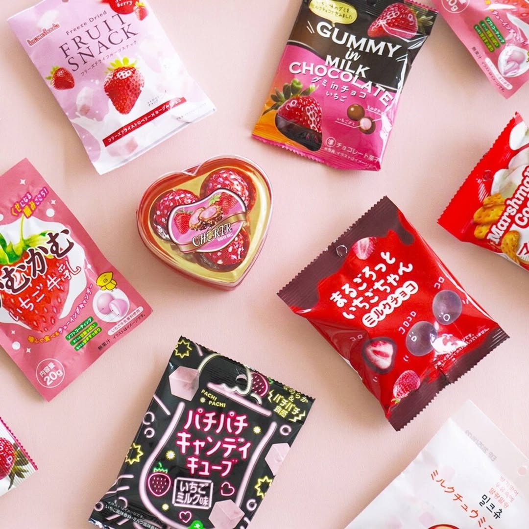 ダイソー いちごお菓子