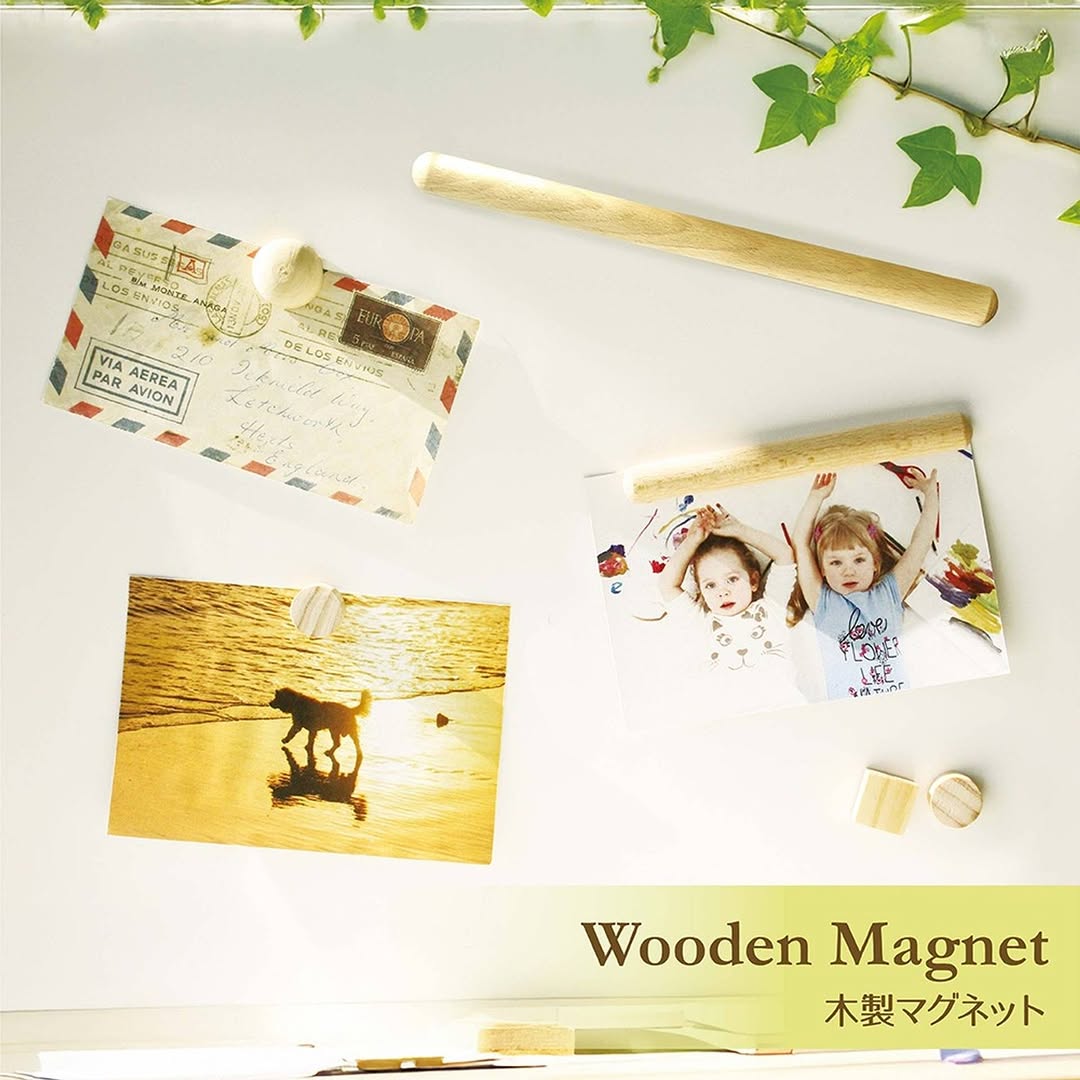 ダイソー 木製マグネット