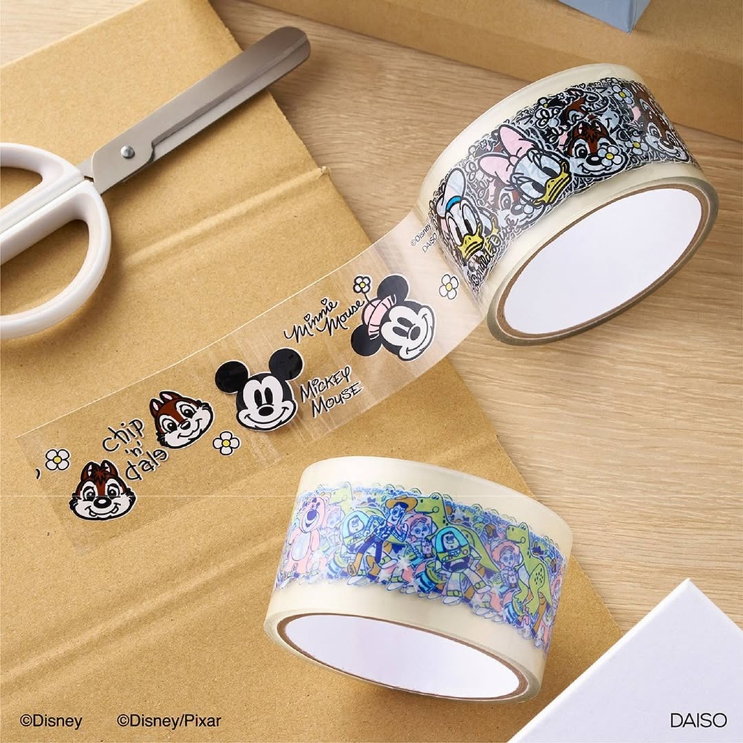 ダイソー ディズニー OPPテープ