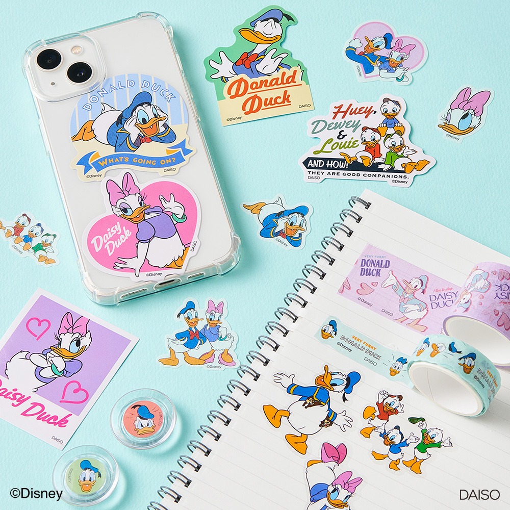 ドナルドダック文具 ダイソー