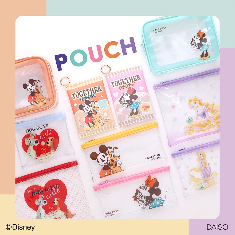 ダイソー ディズニーポーチ
