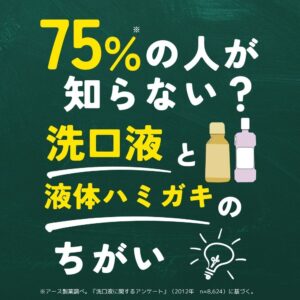 洗口液と液体ハミガキ