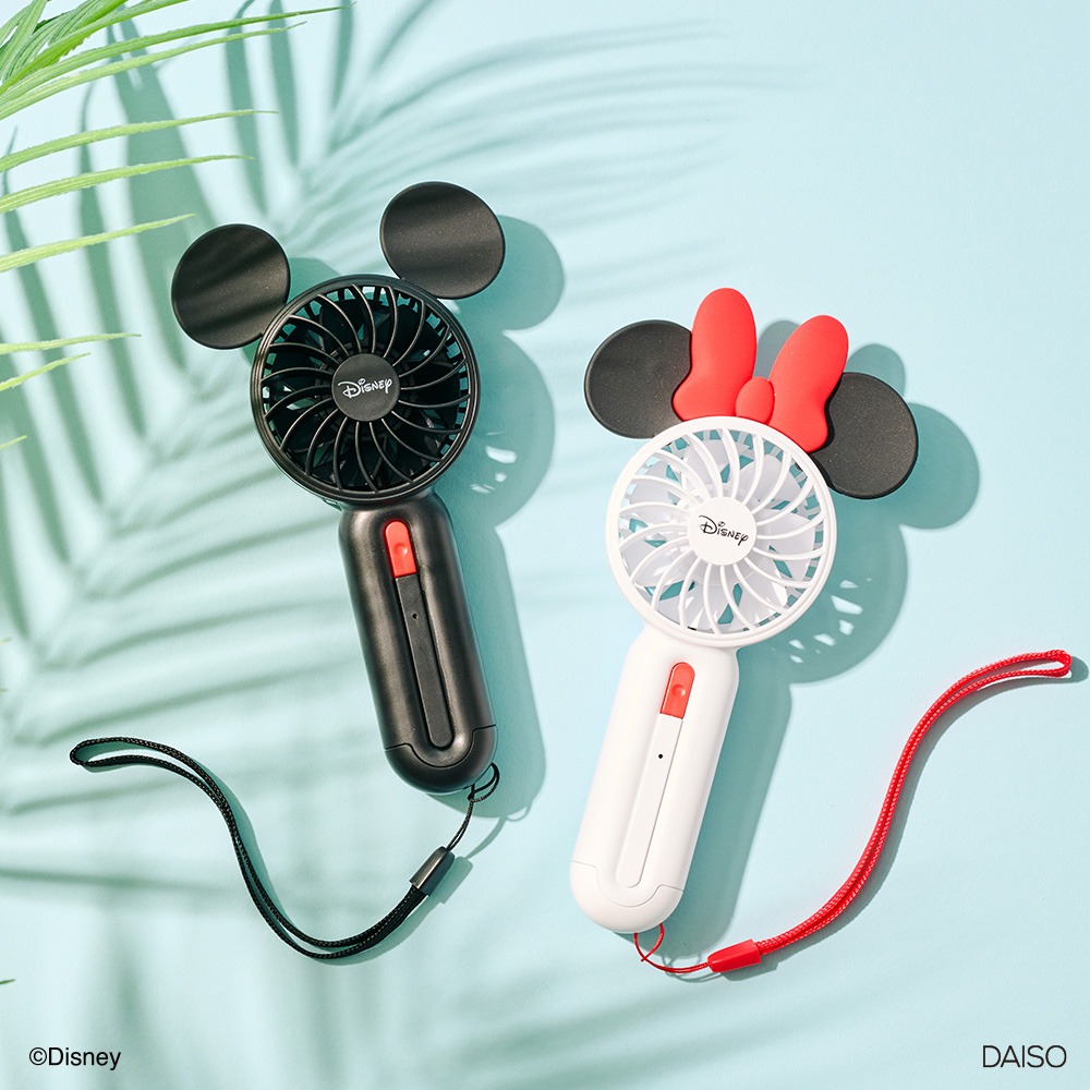 ダイソー ディズニー ハンディ扇風機