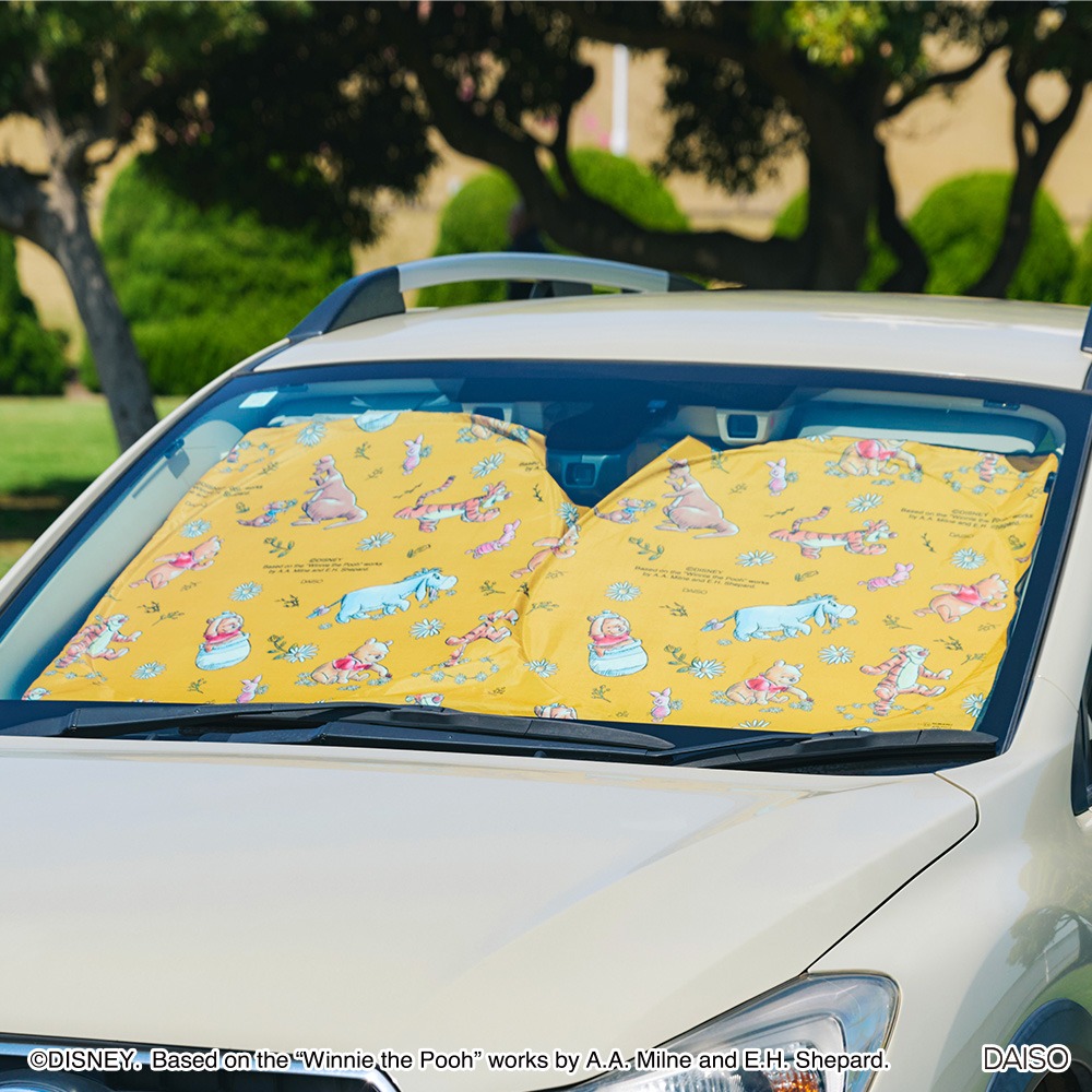 ダイソー ディズニー サンシェード