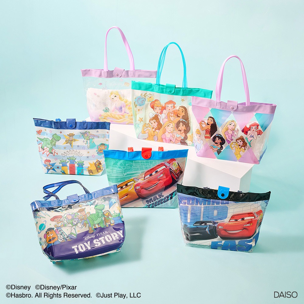 ダイソー ディズニー ビニールバッグ