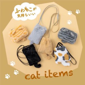 猫モチーフバッグとポーチ