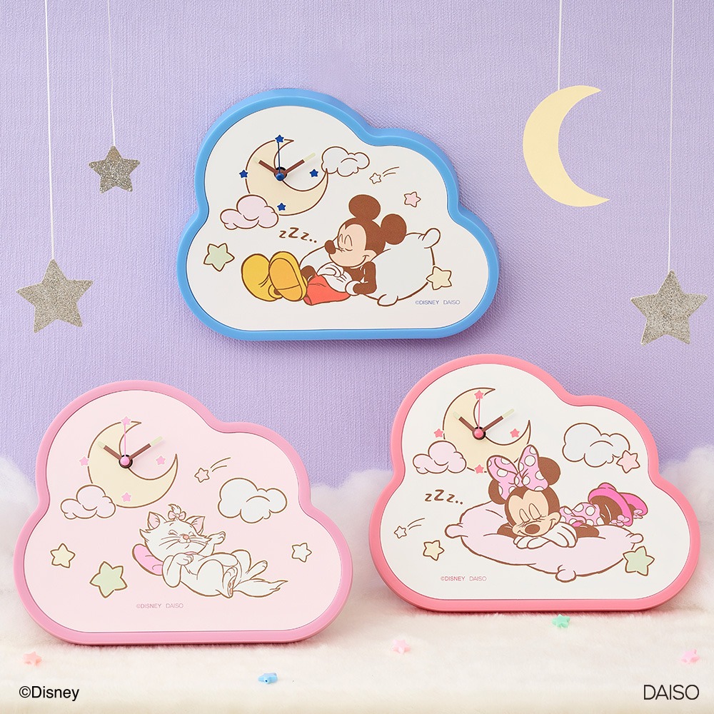 ダイソー ディズニー 置き時計