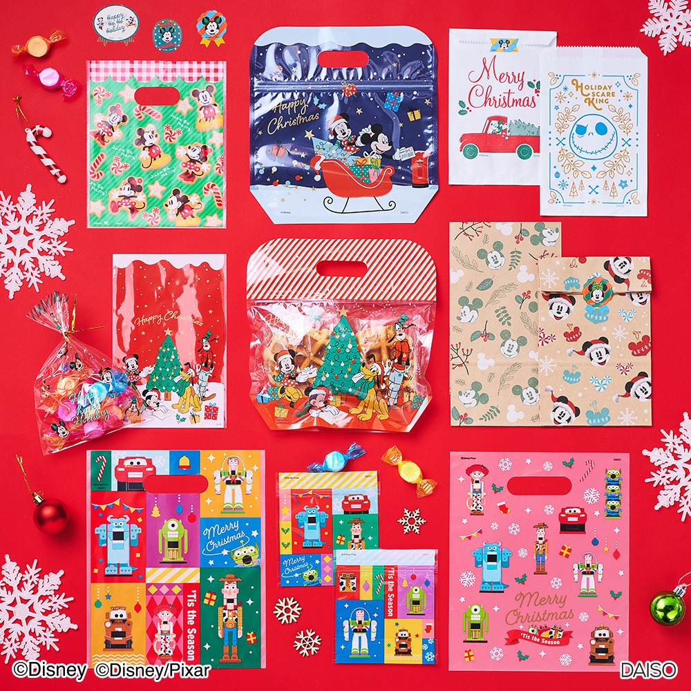 ダイソー ディズニー クリスマス ラッピング
