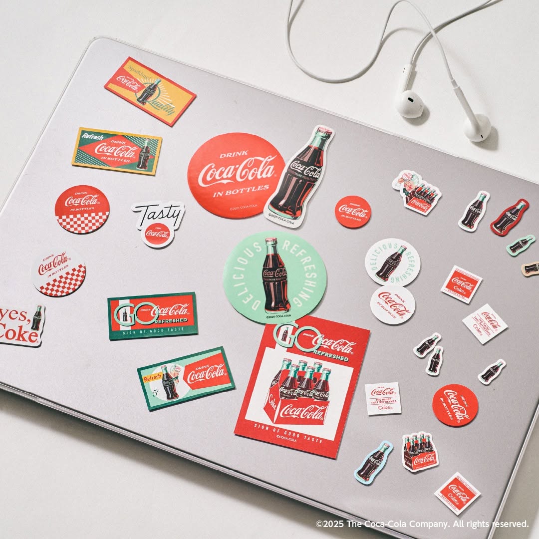 ダイソー コカコーラステッカー