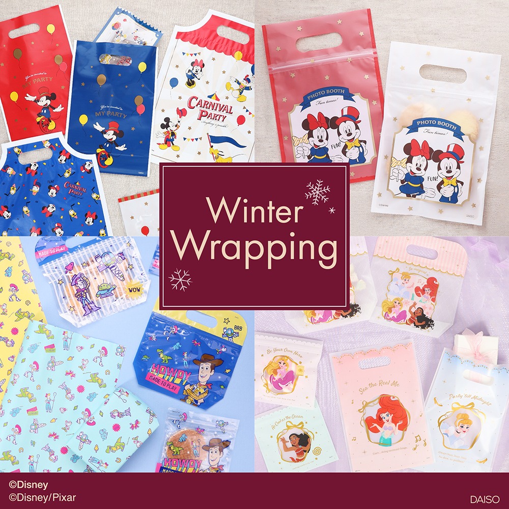 ダイソー ディズニー ラッピング