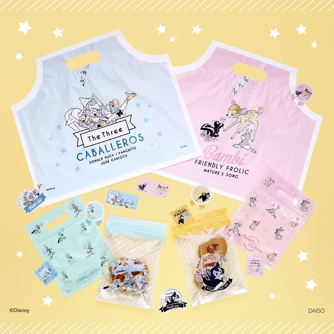 ダイソー ディズニークラシック ラッピンググッズ