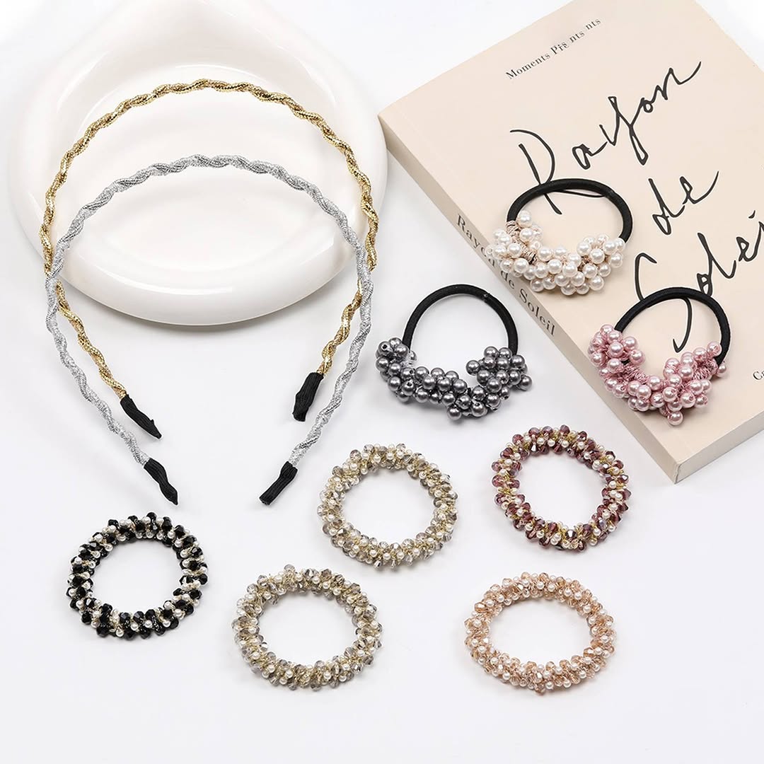 ダイソーのエレガントなヘアアクセサリー