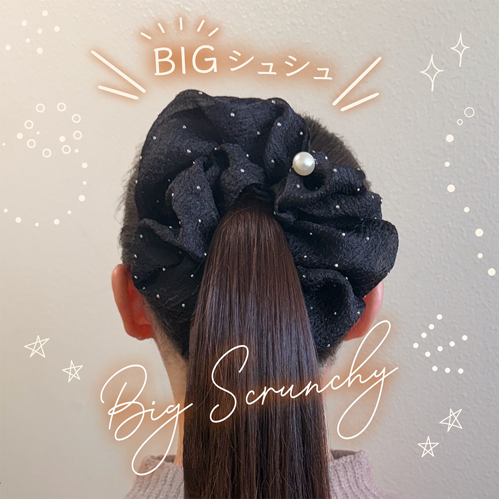 ダイソー ビッグシュシュ