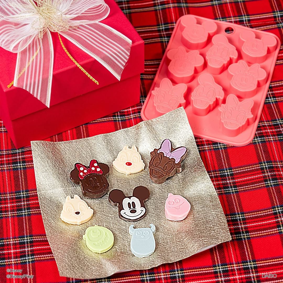 ダイソー ディズニー チョコモールド