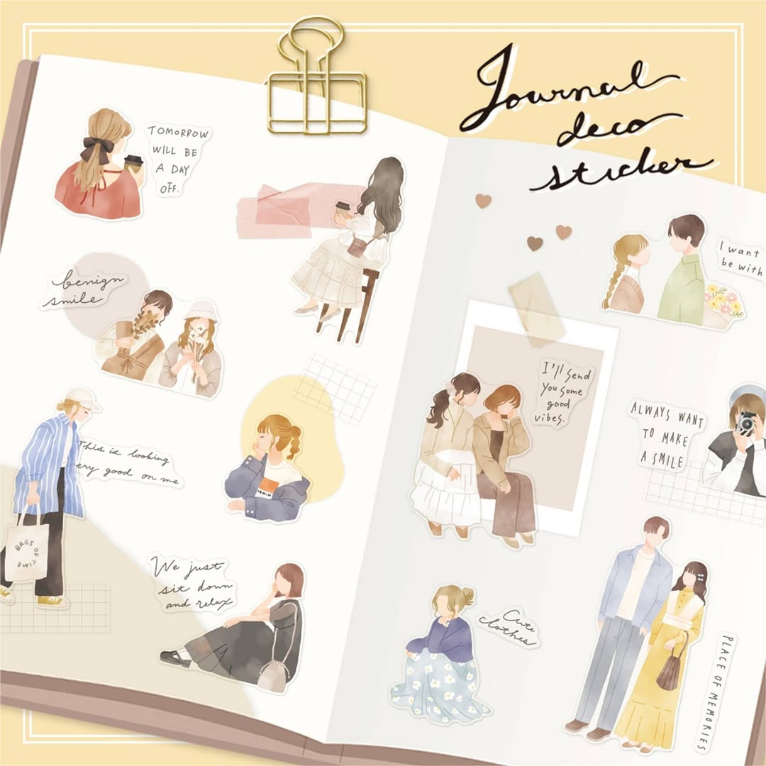 ダイソー ジャーナルデコシール 新柄