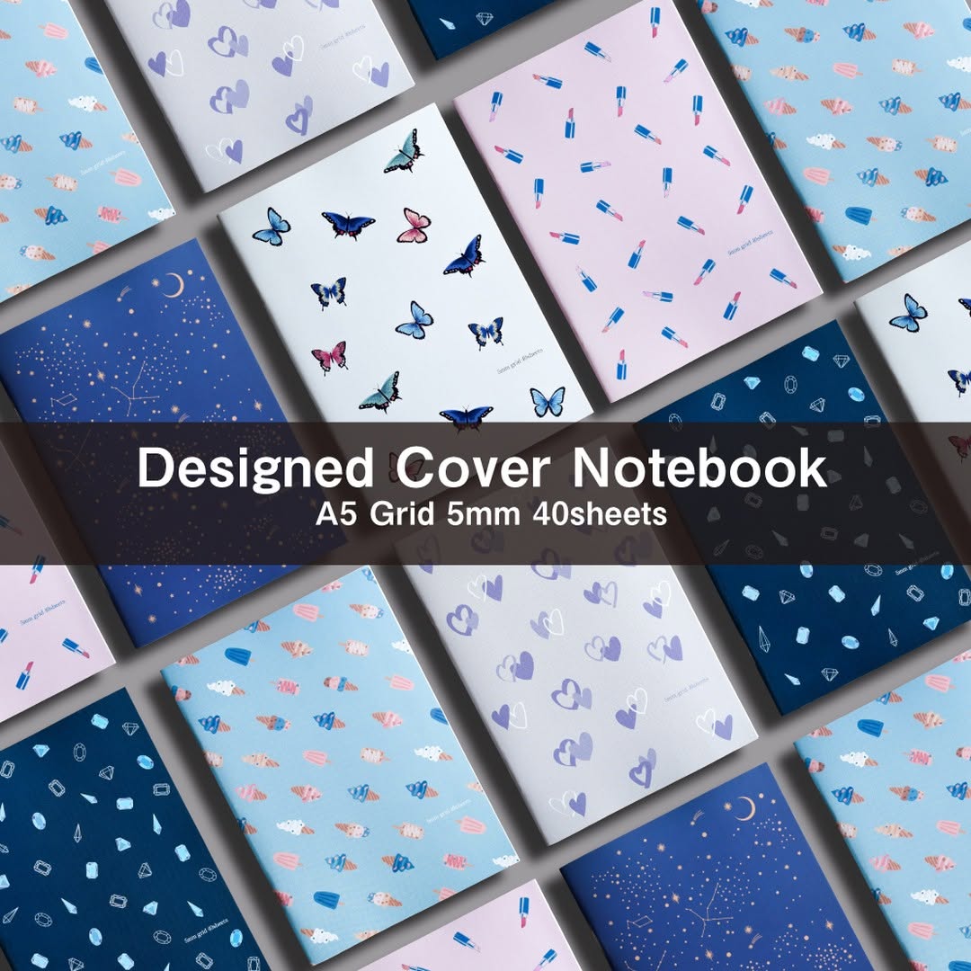 ダイソーのデザイン表紙ノートシリーズ