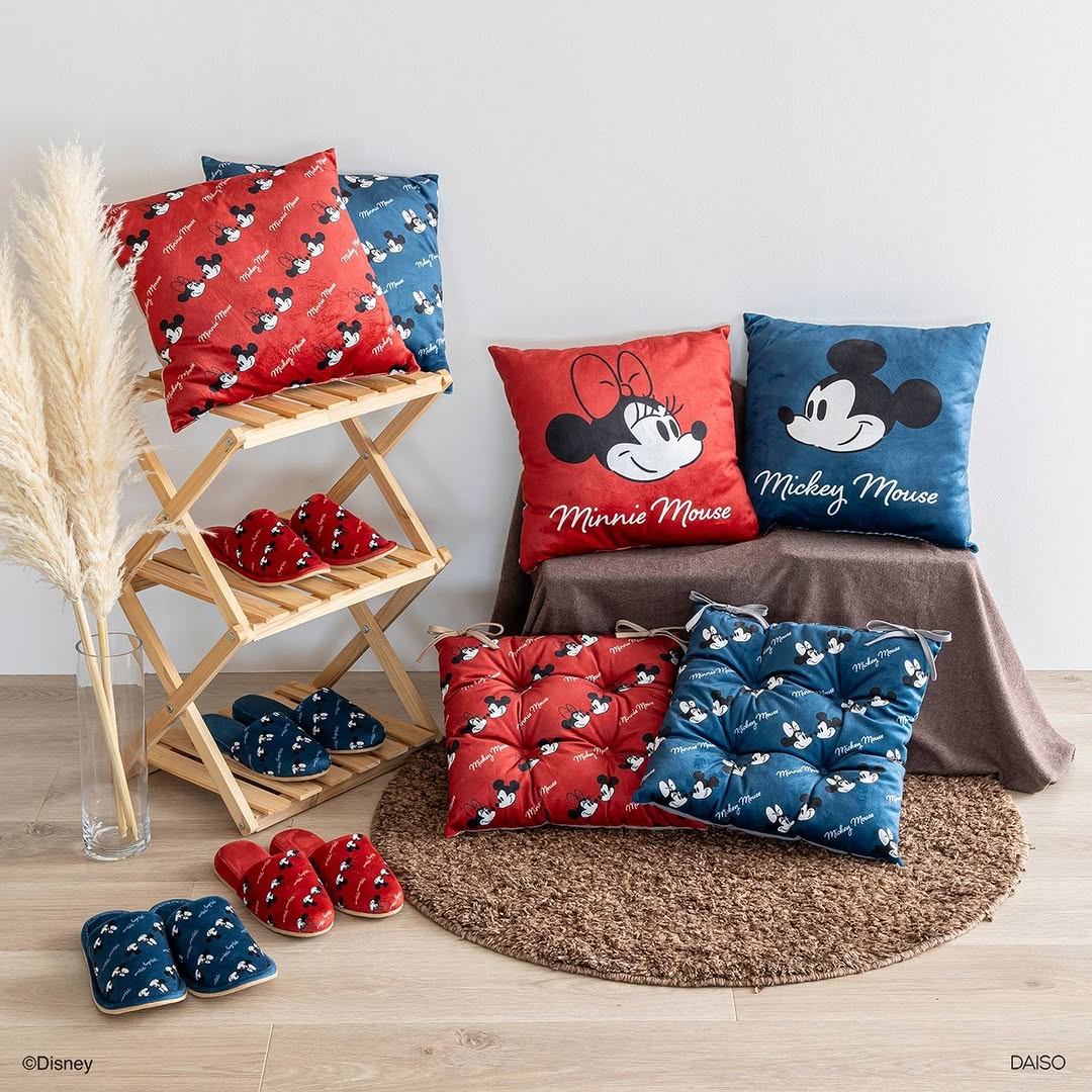 ダイソー ミッキーマウスとミニーマウスのオリジナルデザインシリーズ