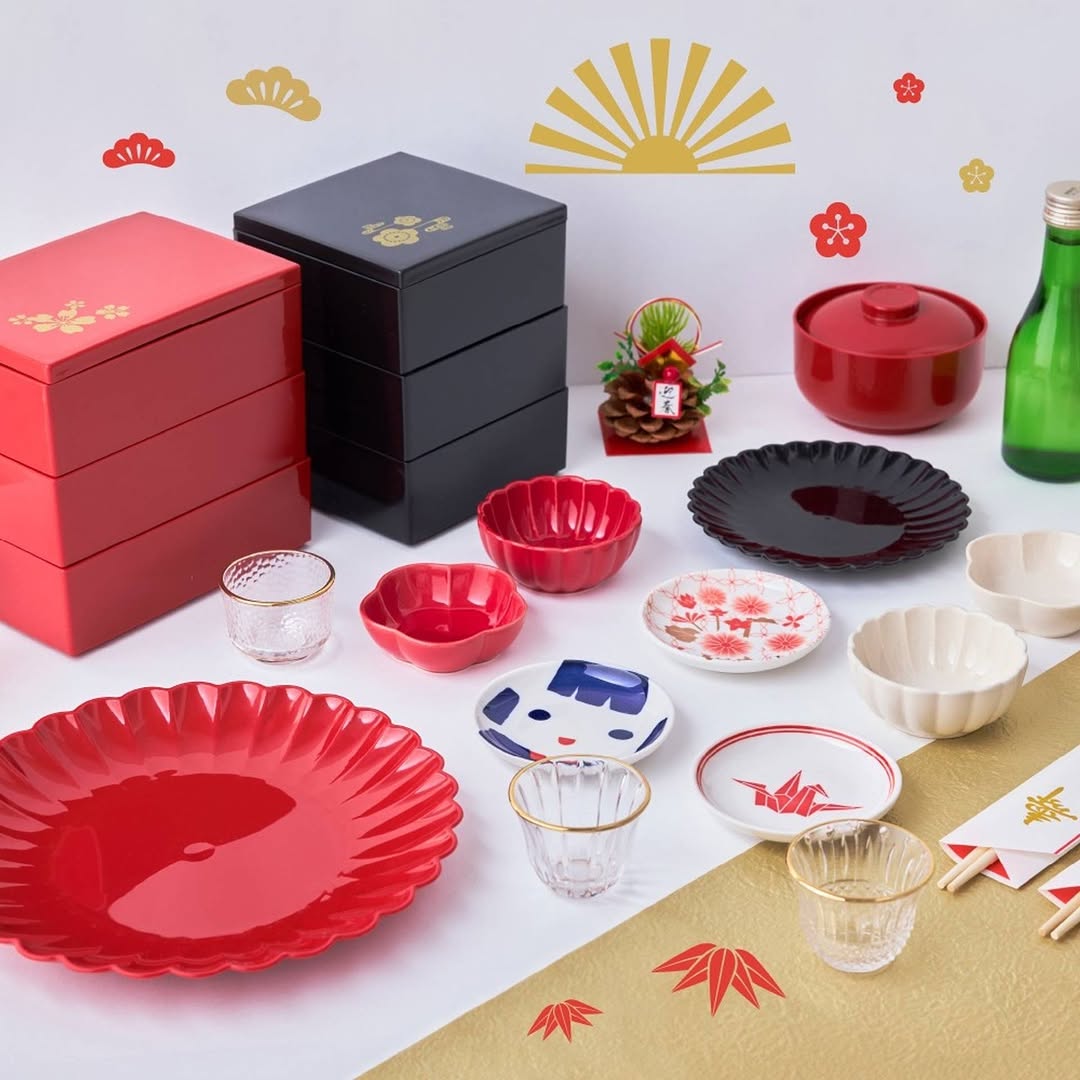 ダイソー お正月用和食器