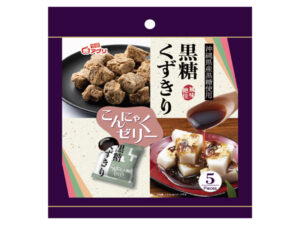 雪国アグリ 黒糖くずきりこんにゃくゼリー ８０ｇ