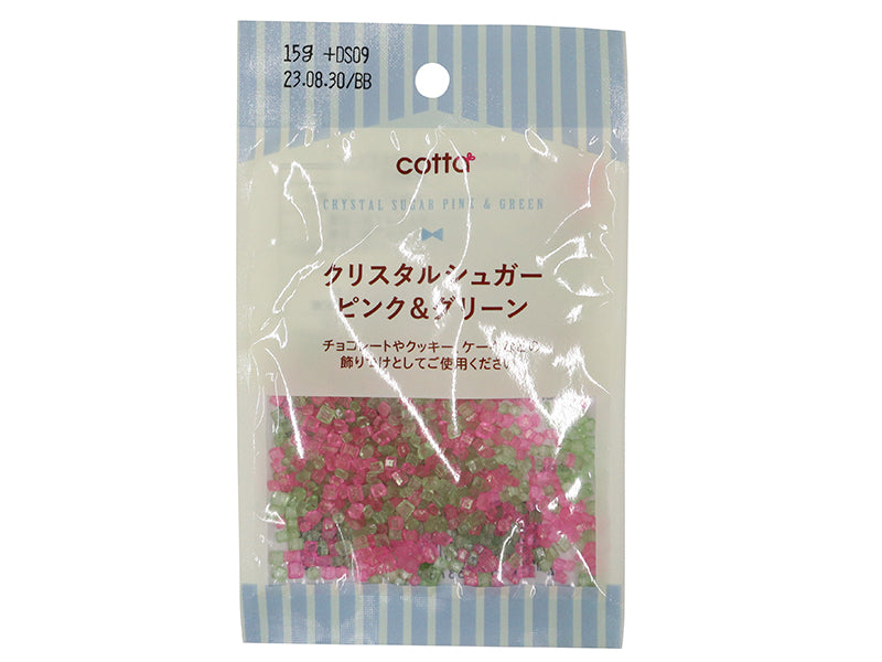ドウシシャ クリスタルシュガー ピンク＆グリーン １５ｇ