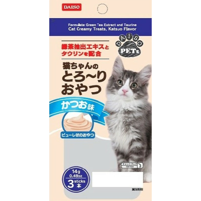 猫用おやつ、かつお味 ダイソー(DAISO)