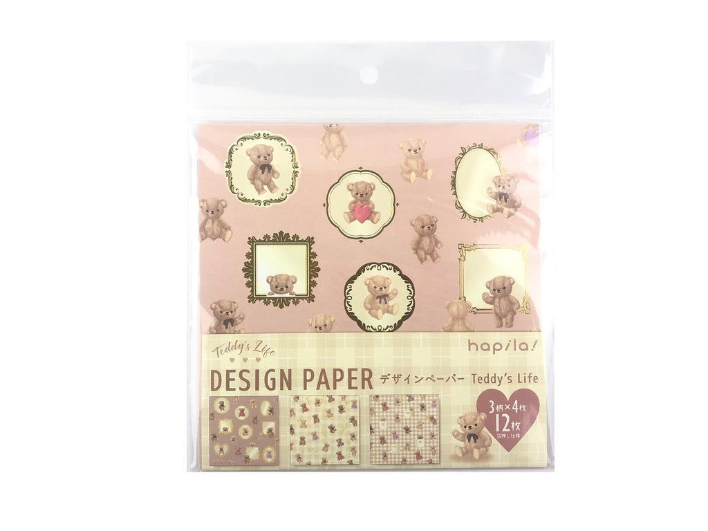 テディズライフ デザインペーパー ダイソー(DAISO)