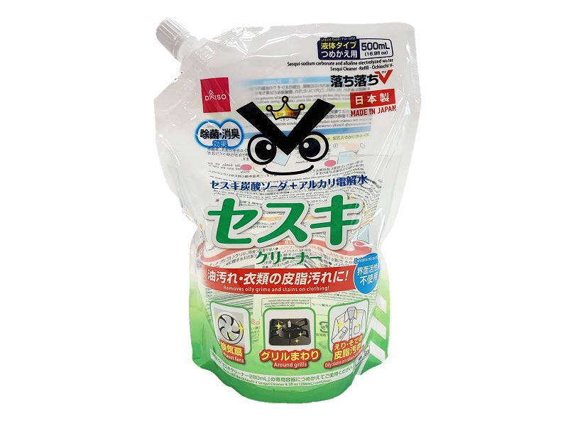 セスキ＋アルカリ電解水クリーナー（つめかえ用、落ち落ちＶ） ダイソー(DAISO)