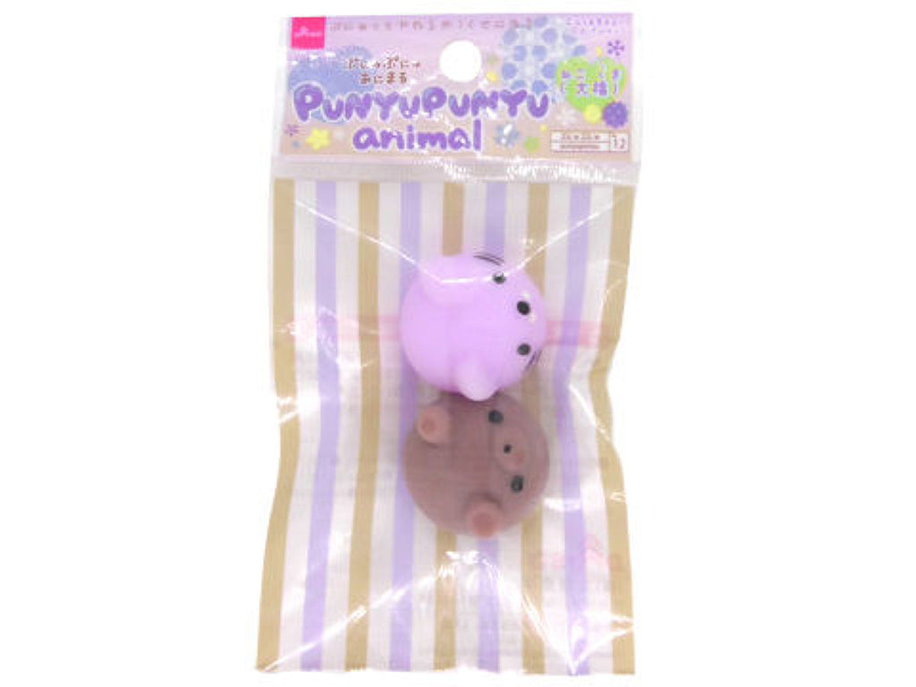 ぷにゅぷにゅアニマル（大福、ねこ＆くま） ダイソー(DAISO)
