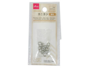 カニカン（８個、銀色） ダイソー(DAISO)