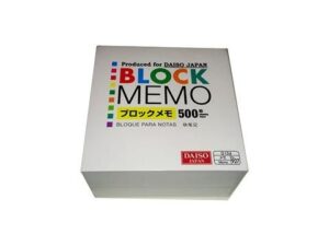 ブロック メモ 白 ５００枚入
