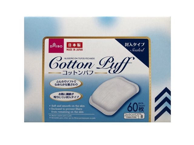 コットンパフ （封入タイプ６０枚） ダイソー(DAISO)