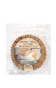 紙の目玉焼きシート（１５枚） ダイソー(DAISO)