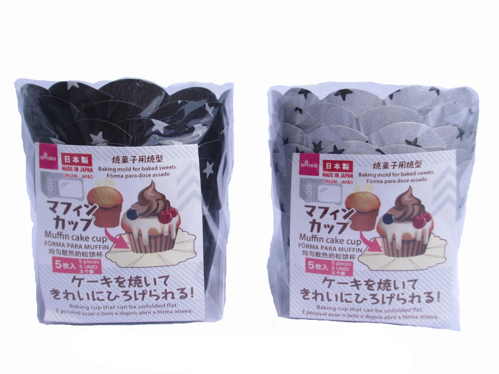 ケーキを焼いてきれいにひろげられるマフィンカップ ５枚入