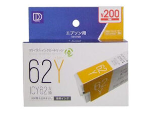 エプソン用ＩＣＹ６２互換イエローリサイクルカートリッジ