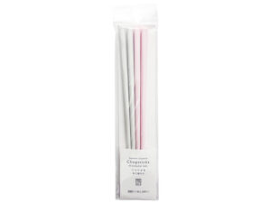 日本の塗箸２膳（食洗機対応、すべり止め、ＬＧＹ、ＬＰＫ） ダイソー(DAISO)
