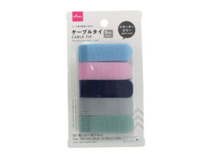 ケーブルタイ（５本、スモーキーカラー）