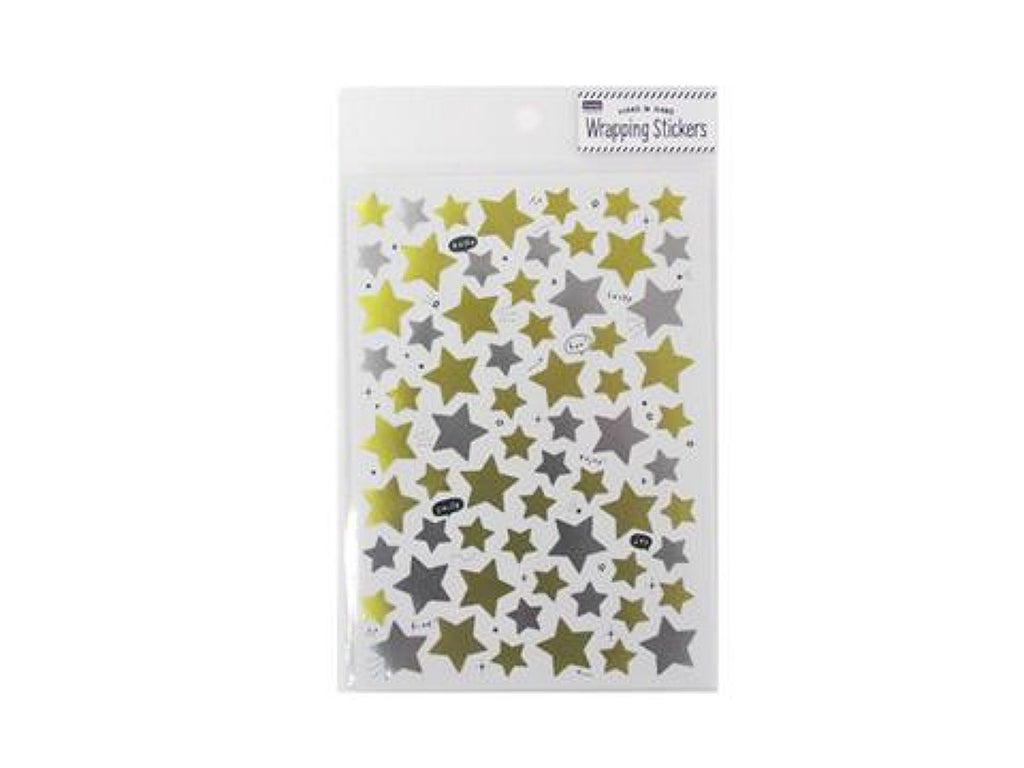 ラッピングシール ④スター ダイソー(DAISO)