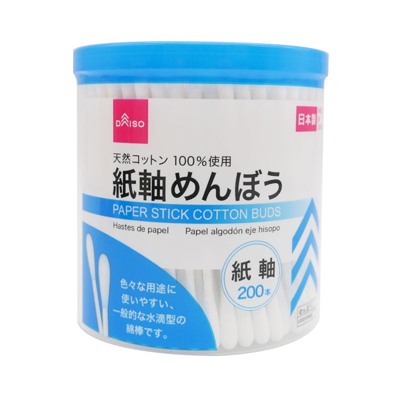 紙軸めんぼう２００本 ダイソー(DAISO)