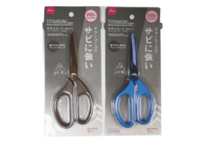 チタンコート文具ハサミ（フィットグリップ） ダイソー(DAISO)