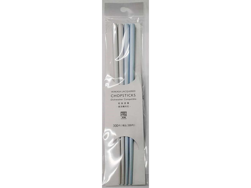 若狭塗箸２膳（食洗機対応、ＬＧＹ、ＬＢＬ） ダイソー(DAISO)