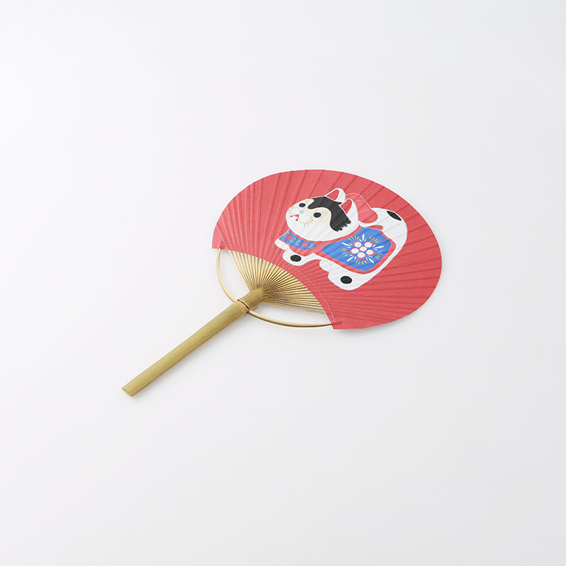 丸亀の平竹うちわ 犬 ダイソー(DAISO)