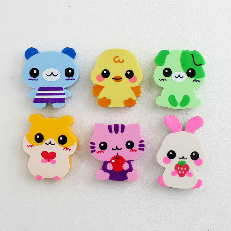 かわいいなかま消しゴム（６個入）
