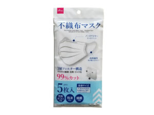 不織布マスク（５枚、普通サイズ） ダイソー(DAISO)
