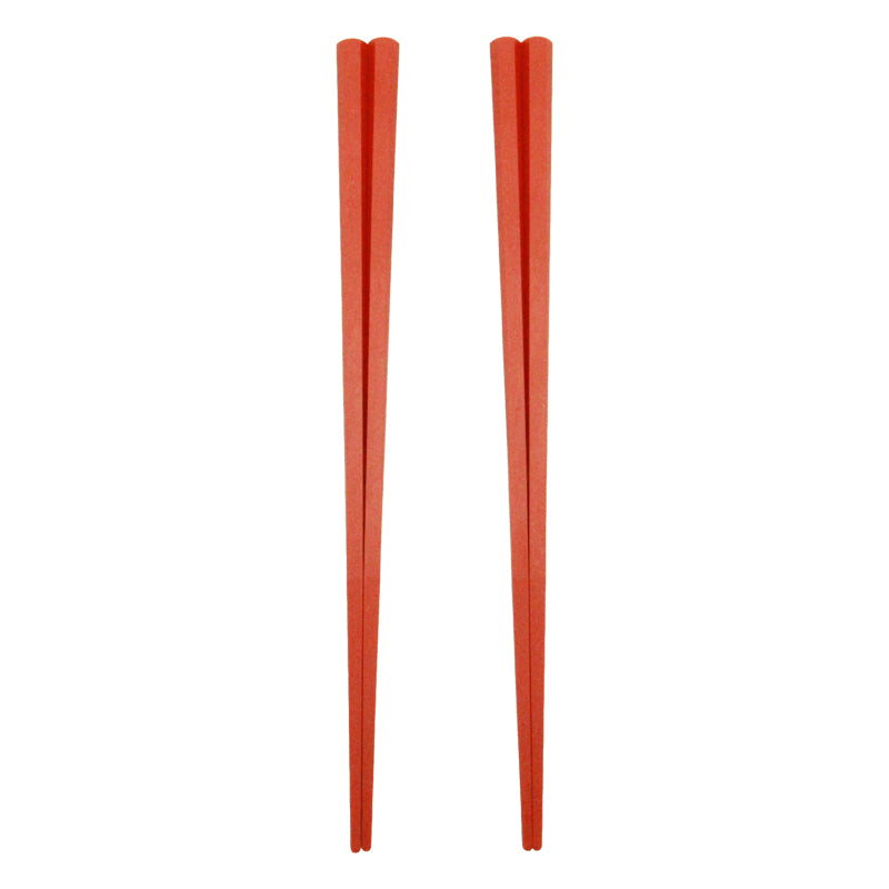 耐熱六角箸（赤、２膳）