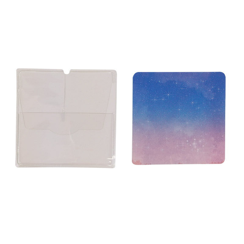 キーホルダーカバースクエア型４枚入 ダイソー(DAISO)