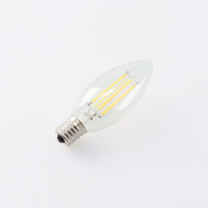 ＬＥＤフィラメント電球４０Ｗ形相当電球色シャンデリア球Ｅ１７