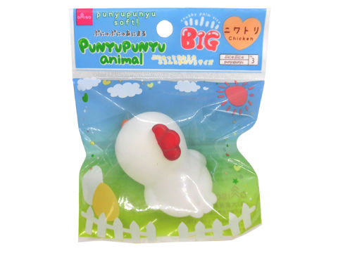 ぷにゅぷにゅアニマル（ニワトリ） ダイソー(DAISO)